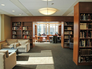 East Asian reading room library photo