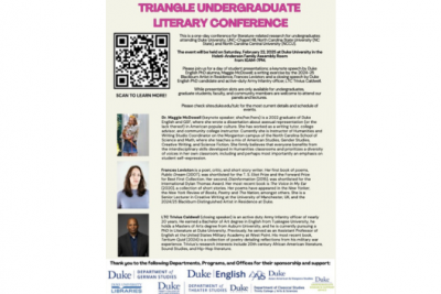 Triangle Undergraduate Literary Conference